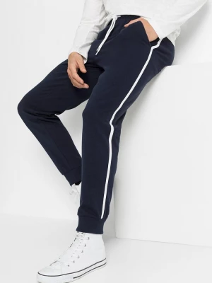 Obrázek produktu Spodnie sportowe z kontrastowymi detalami (2 pary) BonPrix czarny