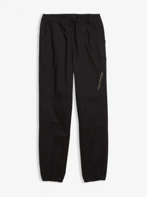 Obrázek produktu Spodnie typu loose fit z podszewką z dżerseju BonPrix czarny