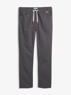 Obrázek produktu Spodnie z gumką w talii, regular fit, straight BonPrix szary