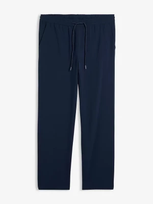 Obrázek produktu Spodnie z gumką w talii, ze stretchem, krój relaxed fit, straight BonPrix niebieski