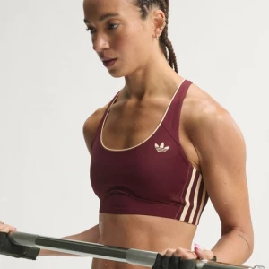 Obrázek produktu Sportovní podprsenka se střední oporou adidas Originals vínová