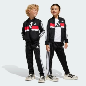 Obrázek produktu Sportovní souprava Seasonal Essentials Tiberio 3-Stripes Tricot Kids Adidas černá