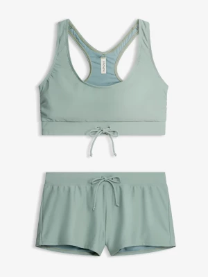 Obrázek produktu Sportowe bikini bustier (2 części) BonPrix szary