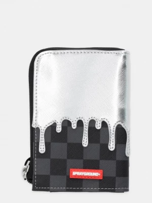 Obrázek produktu Sprayground Peněženka z imitace kůže stříbrná