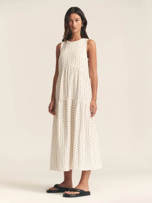 Obrázek produktu St MRLO Šaty 'REMI TIERED DRESS' krémová / černá