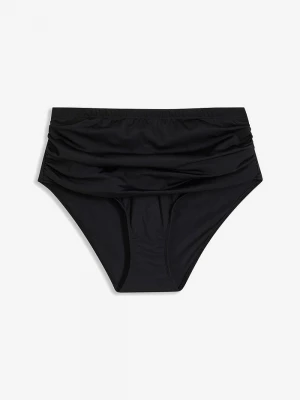 Obrázek produktu Stahovací bikinové kalhotky s vysokým pasem, lehký tvarující efekt, s řasením BonPrix