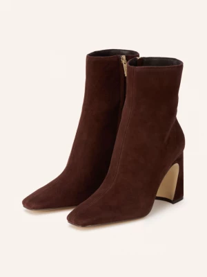 Obrázek produktu Steve Madden Kotníkové Boty Flares tmavě hnědá / zlatá