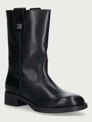 Obrázek produktu Steve Madden kozačky nad kolena dámské kožené Zethy černá