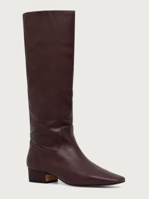 Obrázek produktu Steve Madden kozačky nad kolena na sloupku dámské kožené Gwyneth