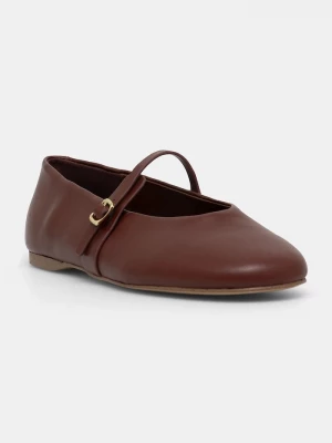 Obrázek produktu Steve Madden Kožené baleríny Steve Madden Rejoice červená