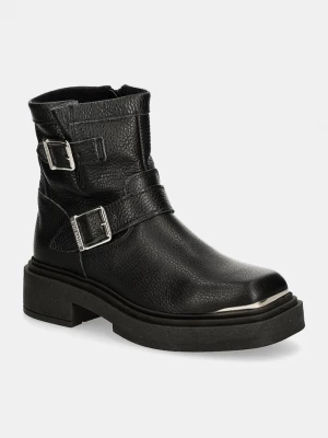 Obrázek produktu Steve Madden Kožené kotníkové boty Steve Madden Choice černá