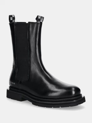 Obrázek produktu Steve Madden Kožené kotníkové boty Steve Madden Highflyer černá