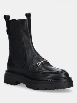 Obrázek produktu Steve Madden Kožené kotníkové boty Steve Madden Kasey černá