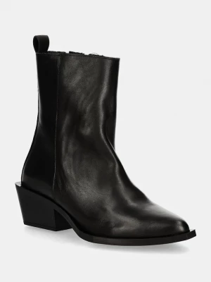 Obrázek produktu Steve Madden Kožené kotníkové boty Xylena černá