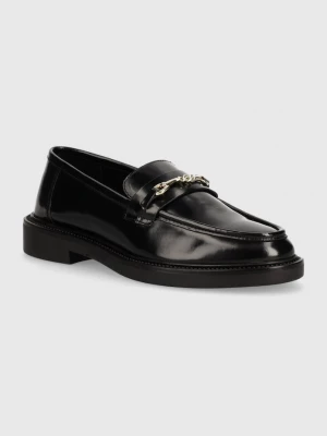 Obrázek produktu Steve Madden Kožené mokasíny Steve Madden Huddles černá