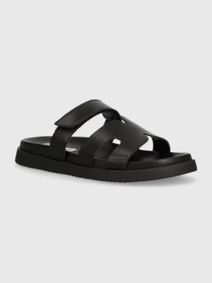 Obrázek produktu Steve Madden Kožené pantofle Missile černá