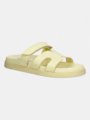 Obrázek produktu Steve Madden pantofle dámské kožené Missile žlutá