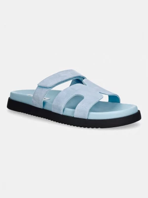Obrázek produktu Steve Madden pantofle dámské nubukové Missile modrá