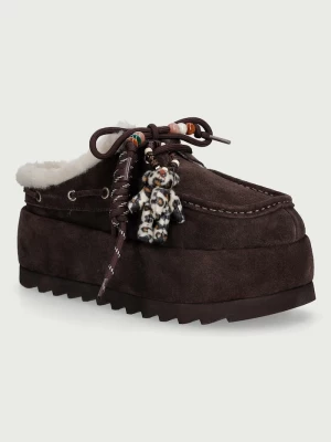 Obrázek produktu Steve Madden pantofle dámské semišové Cuddly hnědá