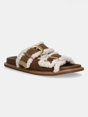 Obrázek produktu Steve Madden Semišové pantofle Steve Madden Arch-F hnědá