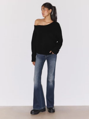 Obrázek produktu Stradivarius Asymetrický Pletený Svetr Black