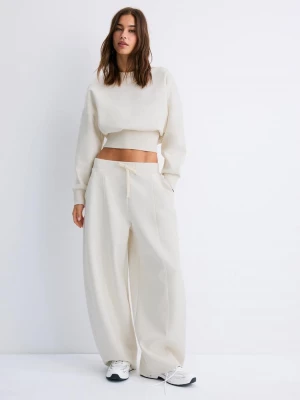 Obrázek produktu Stradivarius Cropped Mikina S Pásem Vanilla