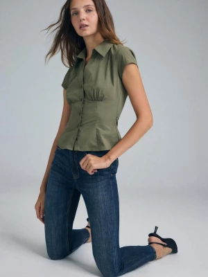 Obrázek produktu Stradivarius D07 Džíny Skinny S Vysokým Pasem Velmi Tmavě Modrá / Vypraná