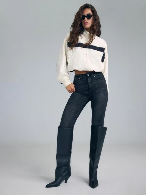 Obrázek produktu Stradivarius D09 Jeans Skinny S Vysoký Pas Praná Černá