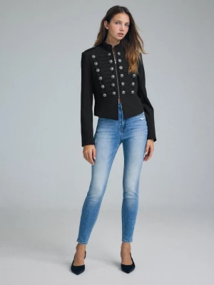 Obrázek produktu Stradivarius D09 Jeans Skinny S Vysoký Pas Středně Modrá