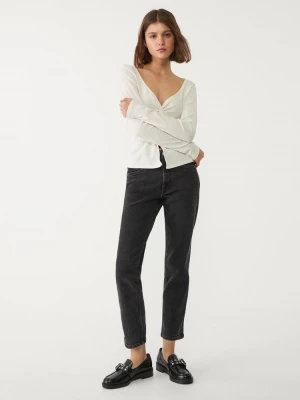 Obrázek produktu Stradivarius D10 Jeans Mom Slim Opraná Černá