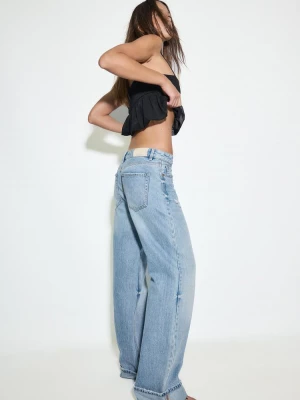Obrázek produktu Stradivarius D92 Džíny Straight Wide Modrý Denim