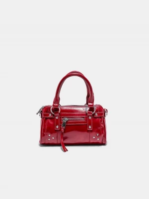 Obrázek produktu Stradivarius Kabelka Přes Rameno S Kapsou A Cvočky Red