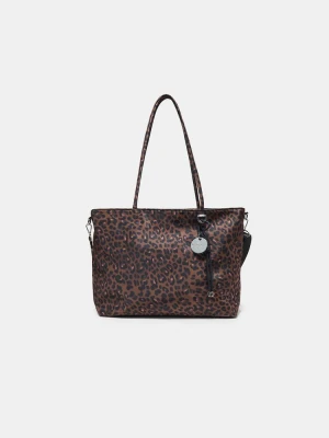 Obrázek produktu Stradivarius Kabelka Shopper S Přívěskem Hnědá