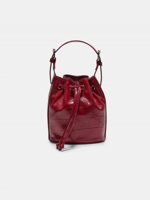 Obrázek produktu Stradivarius Kabelka Typu Vak S Efektem Kroko Červená