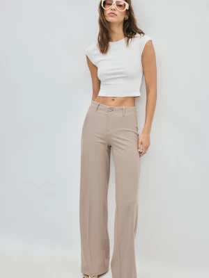 Obrázek produktu Stradivarius Kalhoty Wide Leg Beige