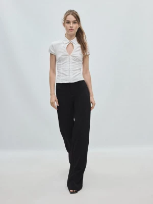 Obrázek produktu Stradivarius Kalhoty Wide Leg Black
