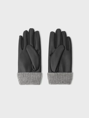 Obrázek produktu Stradivarius Kombinované Rukavice Tricot Černá