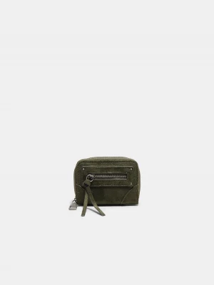 Obrázek produktu Stradivarius Kompaktní Peněženka Na Karty S Kapsou Na Zip Khaki