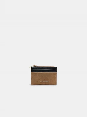 Obrázek produktu Stradivarius Kompaktní Prošívaná Peněženka Na Karty Pale Camel