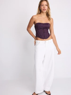 Obrázek produktu Stradivarius Korzet Se Šněrováním Purpurová