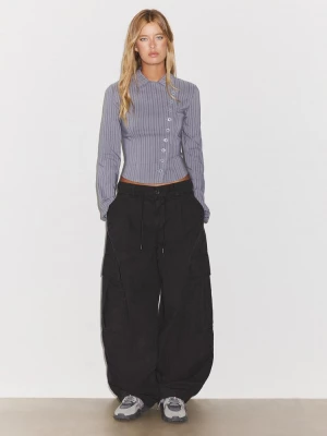 Obrázek produktu Stradivarius Křížená Košile Knoflíky Dark Grey