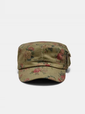 Obrázek produktu Stradivarius Kšiltovka S Květinovým Potiskem Khaki