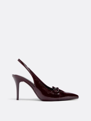 Obrázek produktu Stradivarius Lodičky S Mašlí Burgundy