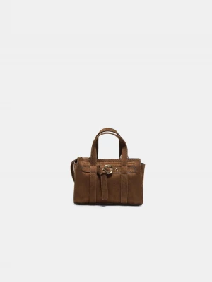 Obrázek produktu Stradivarius Malá Tote Kabelka S Přezkou Brown