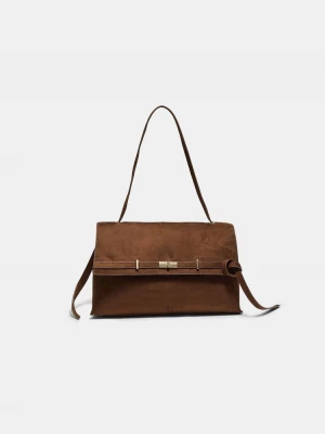 Obrázek produktu Stradivarius Maxi Kabelka Přes Rameno S Páskem Brown