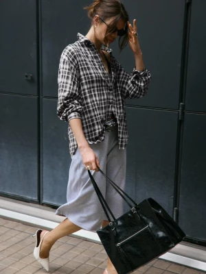 Obrázek produktu Stradivarius Nastavitelná Košile Regular Black