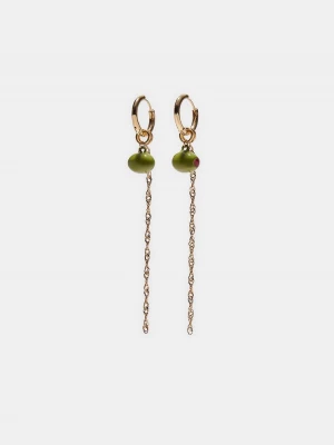 Obrázek produktu Stradivarius Olivová Náušnice Olive Green