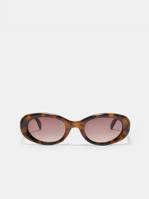 Obrázek produktu Stradivarius Oválné Želvovinové Brýle Brown