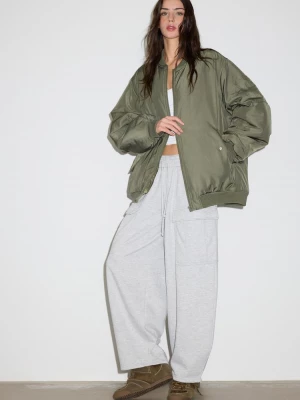 Obrázek produktu Stradivarius Oversize Bunda Khaki