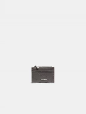 Obrázek produktu Stradivarius Peněženka Na Karty S Prošíváním Dark Grey